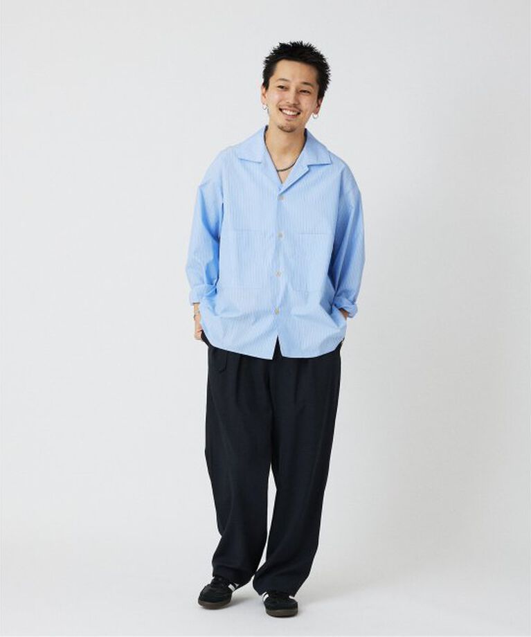 JOURNAL STANDARD relume「”UNIFORM” ユーティリティー オープンカラーシャツ」|シャツ・ブラウス|