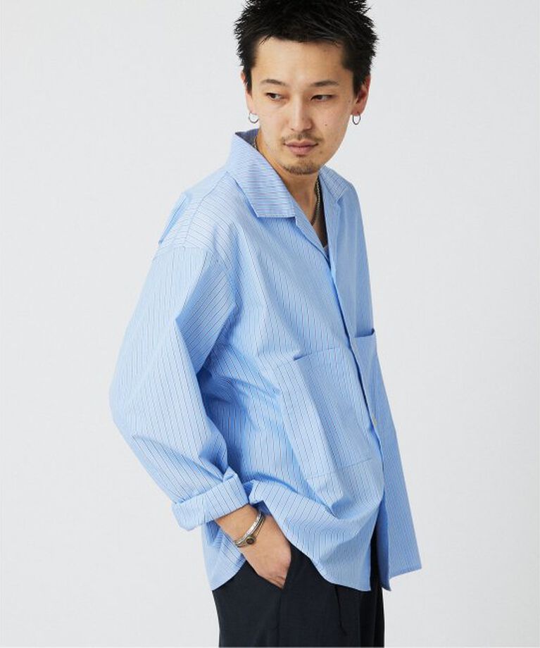 JOURNAL STANDARD relume「”UNIFORM” ユーティリティー オープンカラーシャツ」|シャツ・ブラウス|
