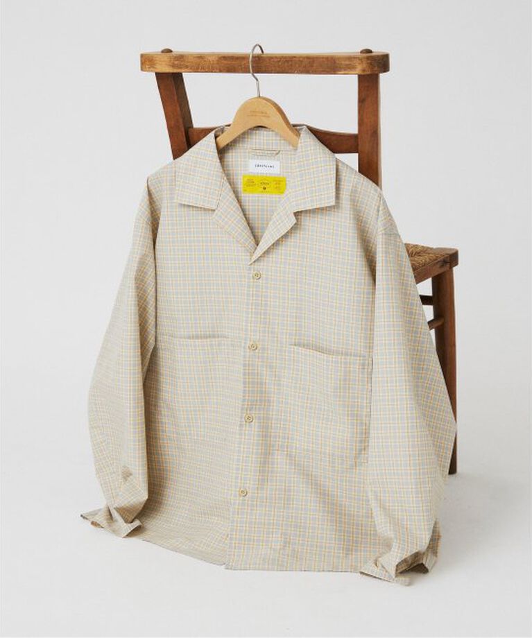 JOURNAL STANDARD relume「”UNIFORM” ユーティリティー オープンカラーシャツ」|シャツ・ブラウス|オレンジ A
