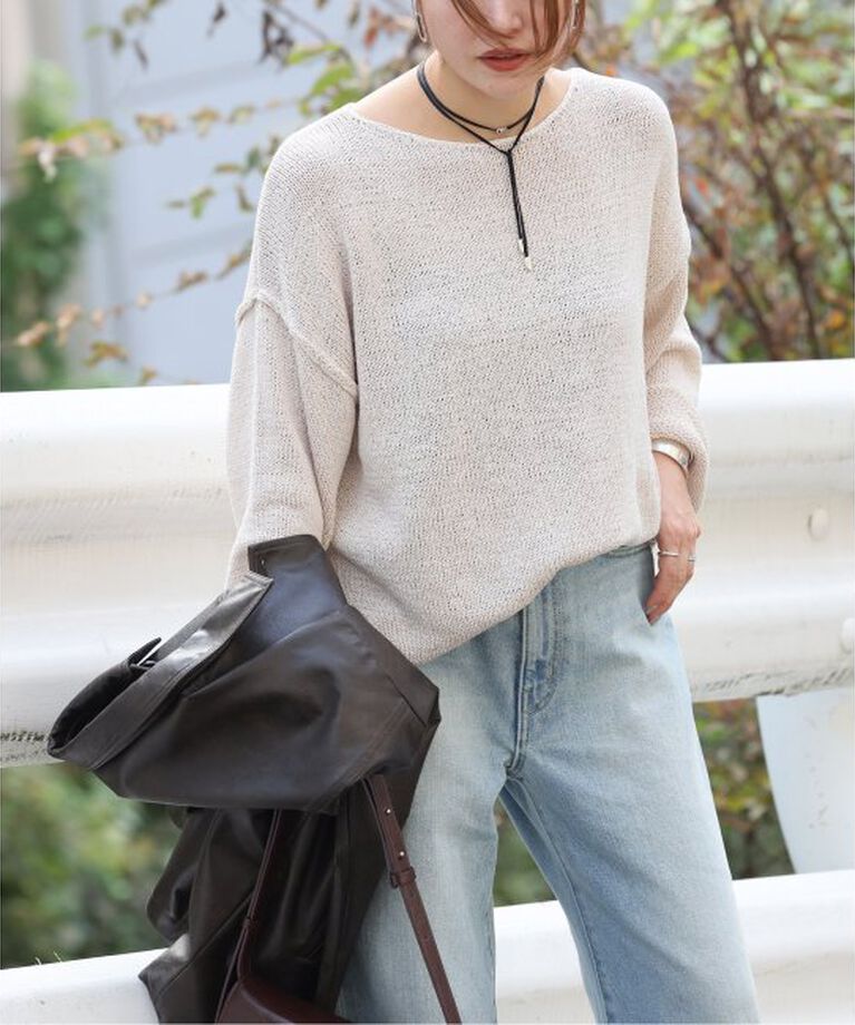 JOURNAL STANDARD「《追加2》テープヤーンDROPプルオーバー」|ニット・セーター|