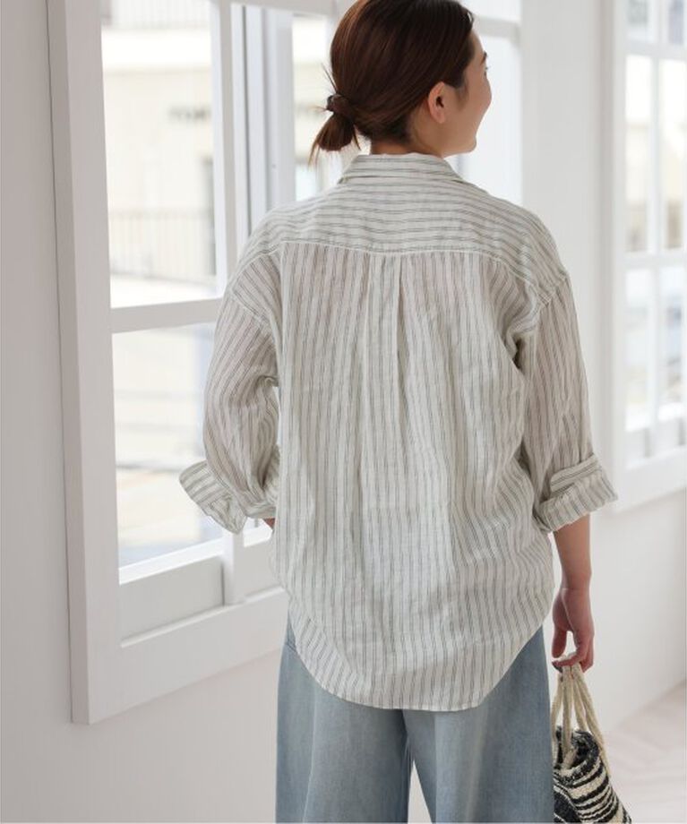 JOURNAL STANDARD relume「手洗い可 / No.66フレンチリネンビッグスキッパー」|シャツ・ブラウス|
