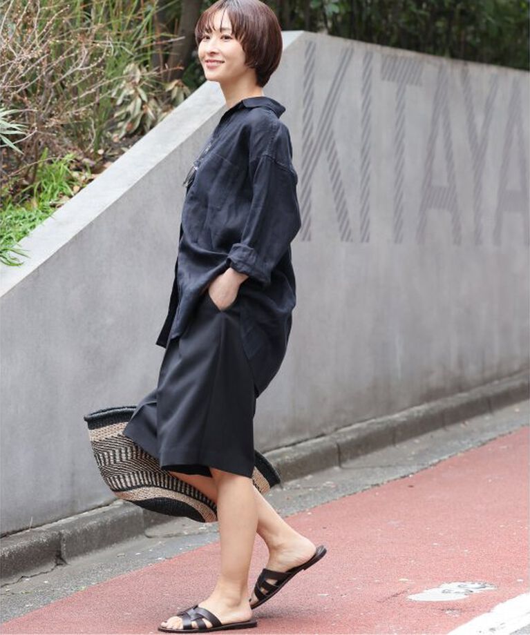 JOURNAL STANDARD relume「手洗い可 / No.66フレンチリネンビッグスキッパー」|シャツ・ブラウス|