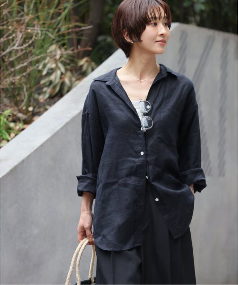 JOURNAL STANDARD relume「手洗い可 / No.66フレンチリネンビッグスキッパー」|シャツ・ブラウス|