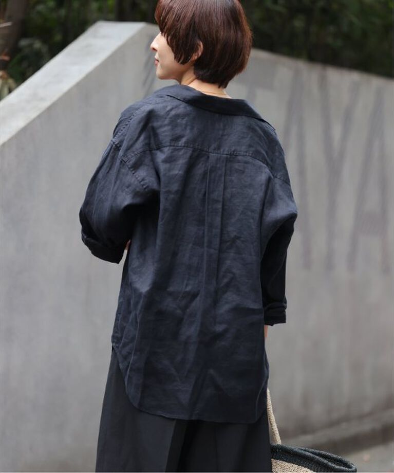 JOURNAL STANDARD relume「手洗い可 / No.66フレンチリネンビッグスキッパー」|シャツ・ブラウス|