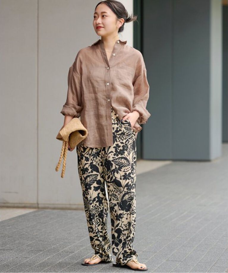 JOURNAL STANDARD relume「ボタニカルプリントパンツ」|その他|