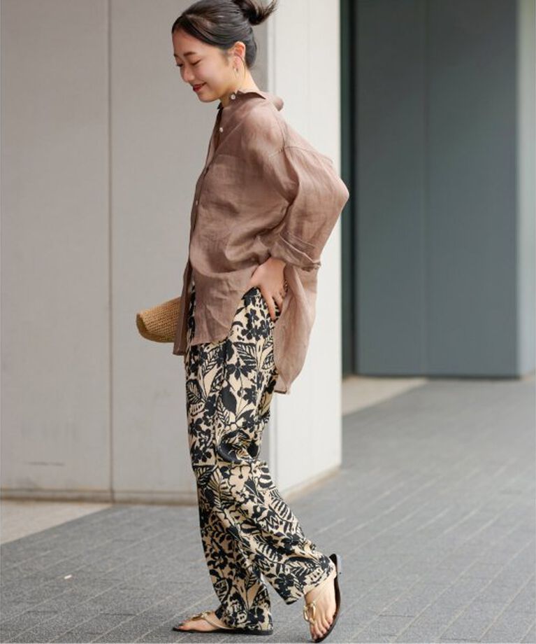 JOURNAL STANDARD relume「ボタニカルプリントパンツ」|その他|