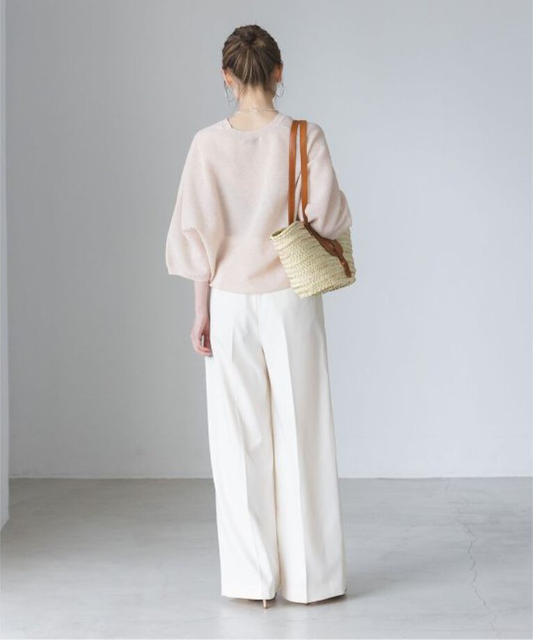 NOBLE「《追加》エステルツイルストレッチスラックスパンツ2」|スラックス|