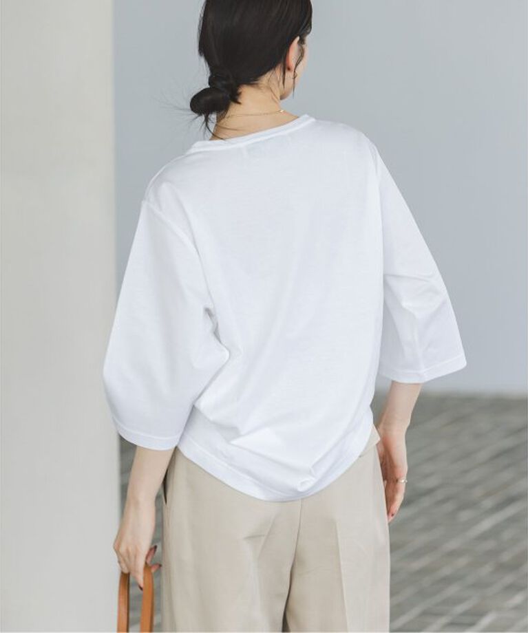 NOBLE「Room no.8/ルームエイト スーピマコットンハーフスリーブTEE」|Tシャツ・カットソー|