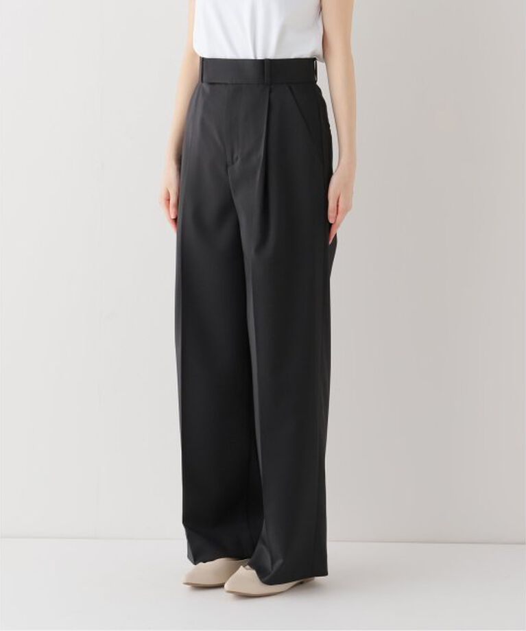 NOBLE「《追加》エステルツイルストレッチスラックスパンツ」|スラックス|