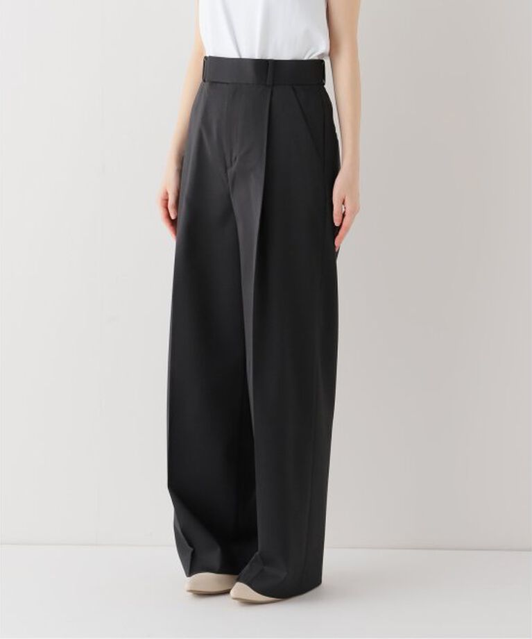 NOBLE「《追加》エステルツイルストレッチスラックスパンツ」|スラックス|