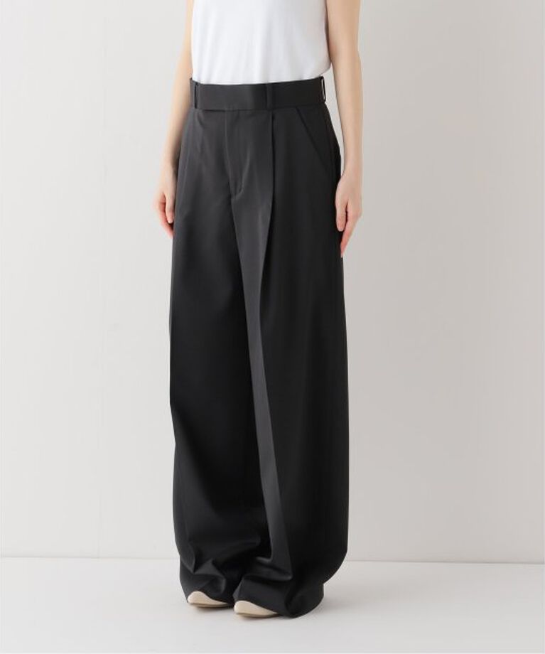 NOBLE「《追加》エステルツイルストレッチスラックスパンツ」|スラックス|