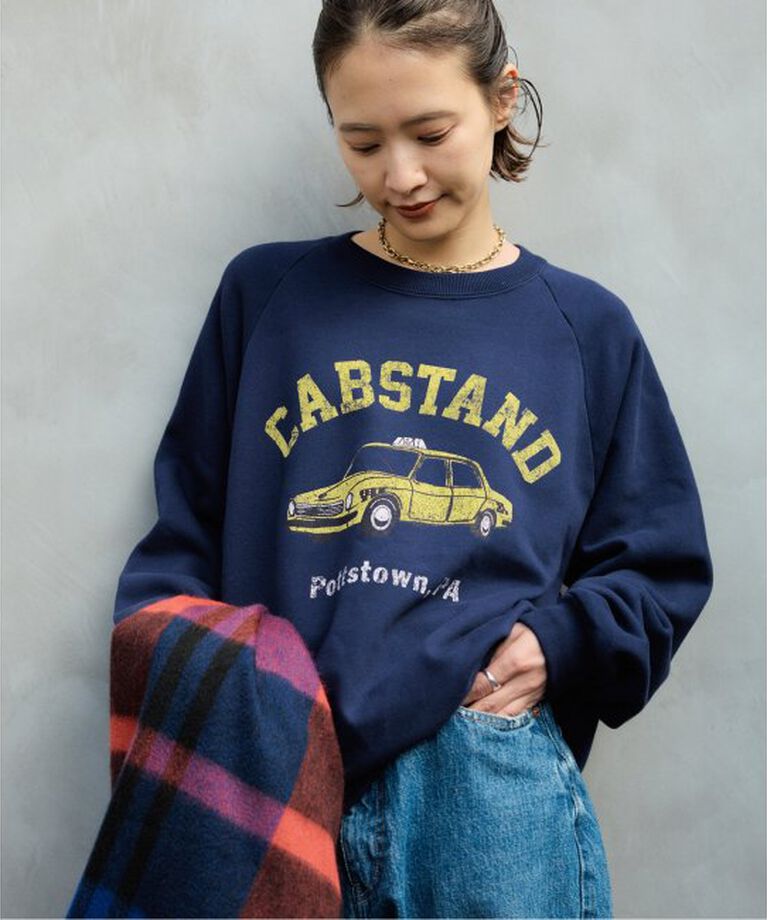 Spick and Span「【RIKA  ABE × Spick & Span】フロッキープリントスウェット」|スウェット・ジャージ|