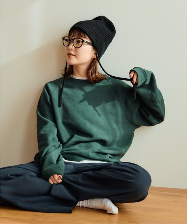 Spick and Span「【RIKA  ABE × Spick & Span】フロッキープリントスウェット」|スウェット・ジャージ|