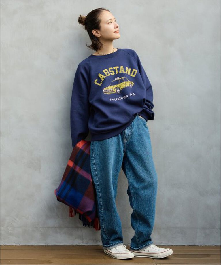 Spick and Span「【RIKA  ABE × Spick & Span】フロッキープリントスウェット」|スウェット・ジャージ|