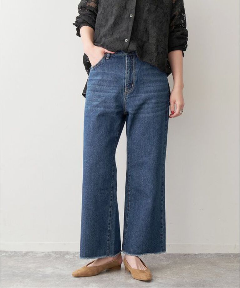 Spick and Span「5 1/2 CROPPED DENIM」|デニム|ブルー