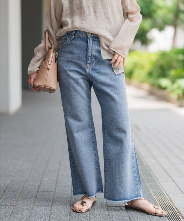 Spick and Span「5 1/2 CROPPED DENIM」|デニム|