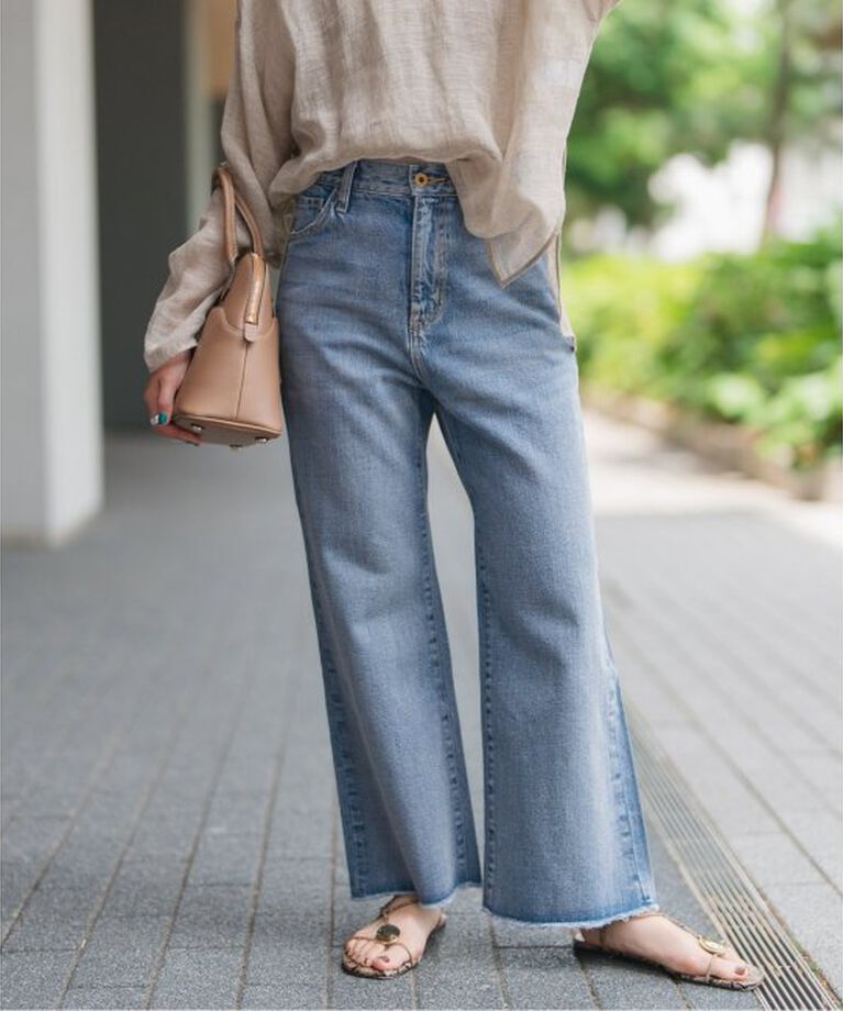 Spick and Span「5 1/2 CROPPED DENIM」|デニム|