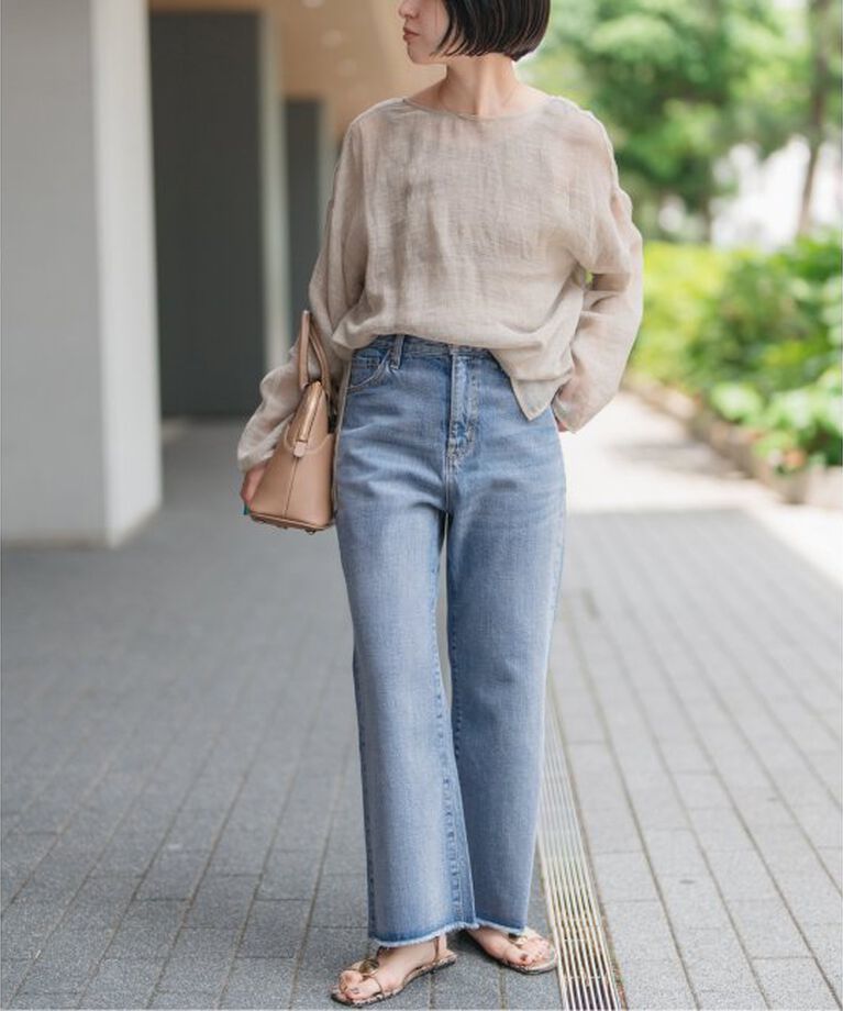 Spick and Span「5 1/2 CROPPED DENIM」|デニム|