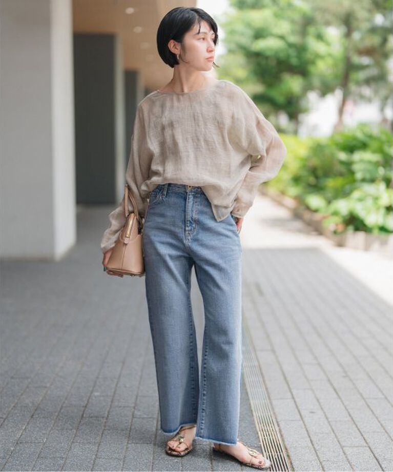 Spick and Span「5 1/2 CROPPED DENIM」|デニム|