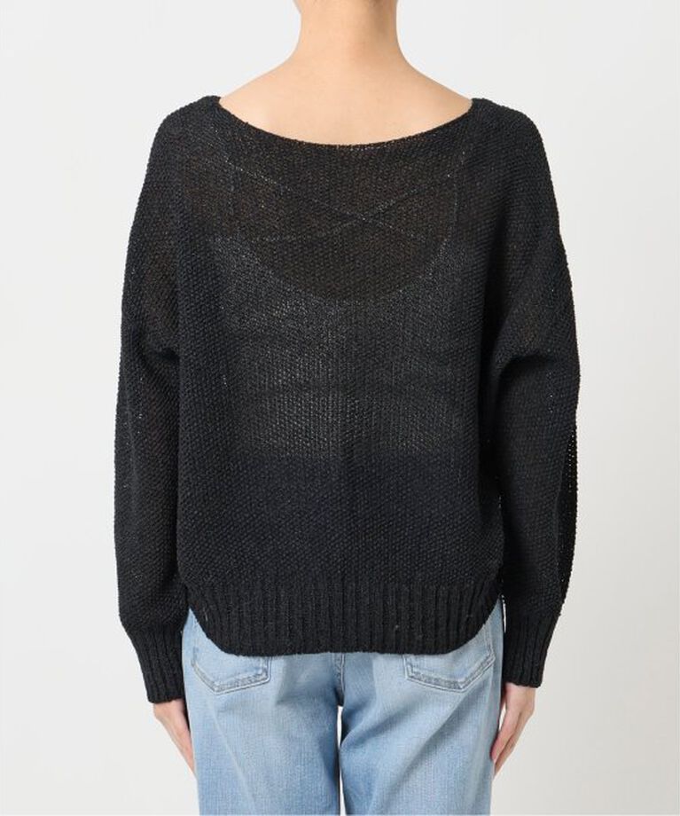 Spick and Span「ペーパーヤーンVネックカーディガン」|カーディガン|