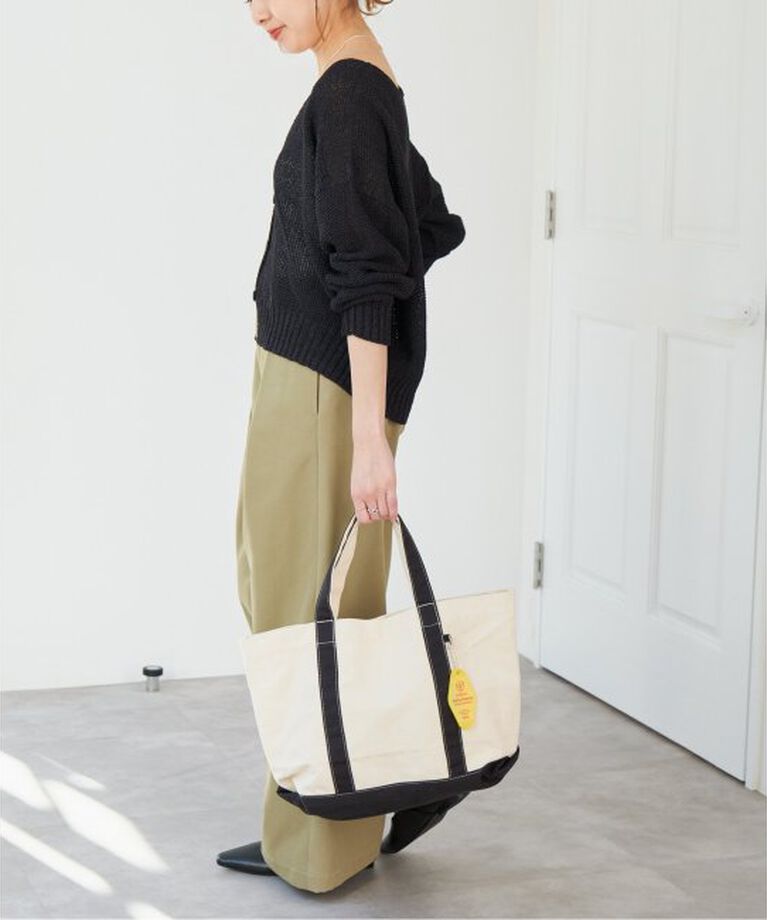 Spick and Span「ペーパーヤーンVネックカーディガン」|カーディガン|