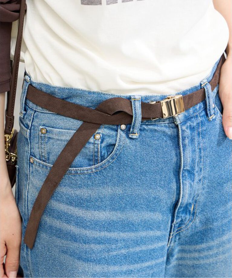 FRAMeWORK「≪追加≫LEFIJE leather ガチャベルト2cm」|ベルト|