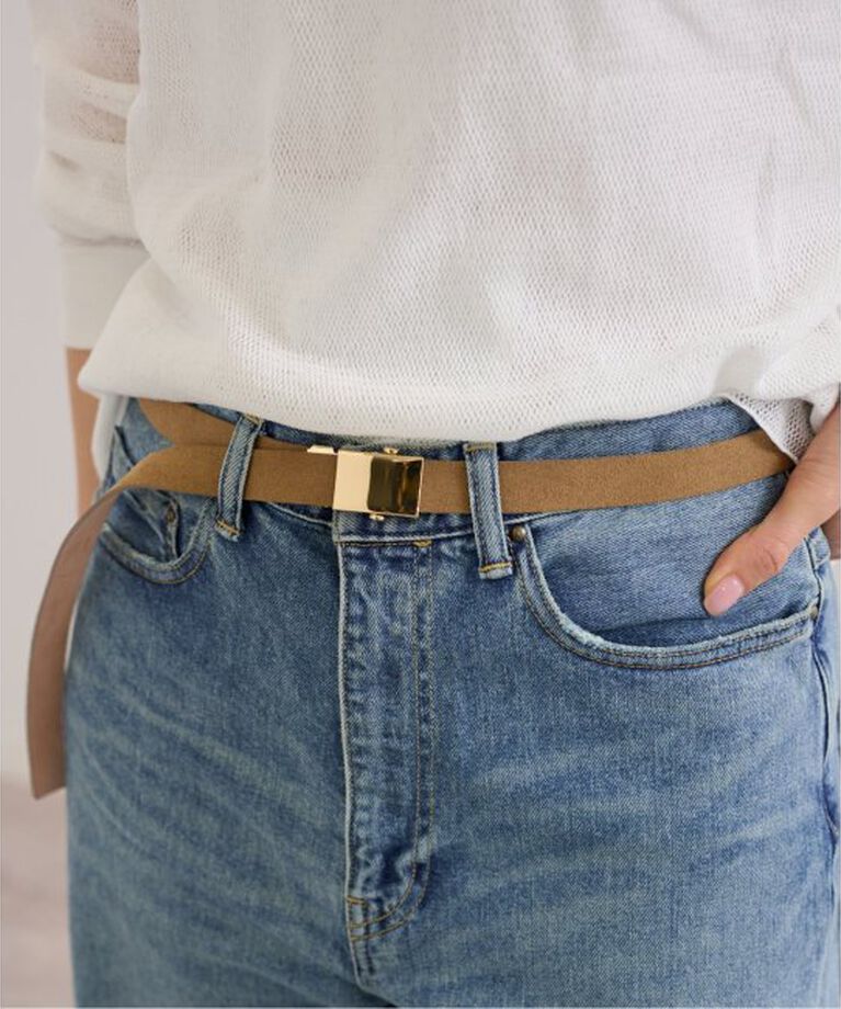 FRAMeWORK「≪追加≫LEFIJE leather ガチャベルト2cm」|ベルト|