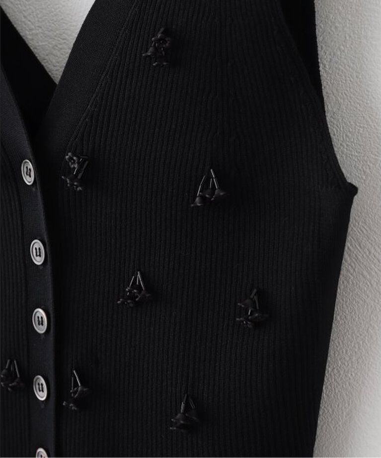 Spick and Span「Venit / ヴェニット ACEATE COTTON KNIT」|ベスト・ジレ|
