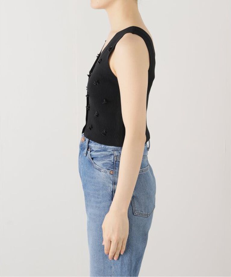Spick and Span「Venit / ヴェニット ACEATE COTTON KNIT」|ベスト・ジレ|