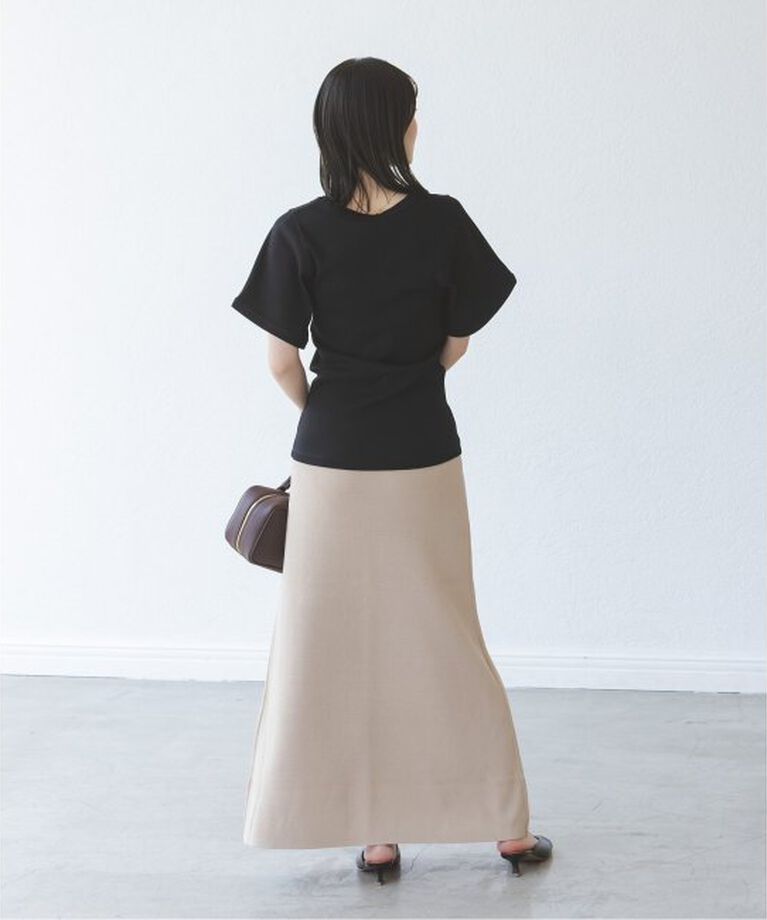 NOBLE「BY MALENE BIRGER/バイマレーネビルガー リブUネックTEE」|Tシャツ・カットソー|