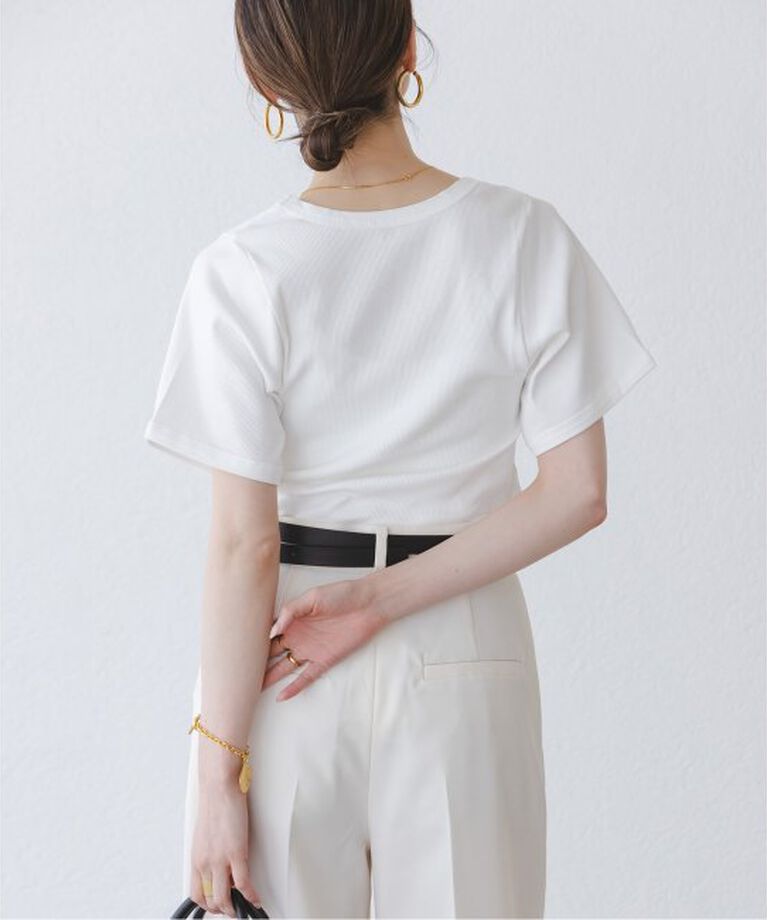 NOBLE「BY MALENE BIRGER/バイマレーネビルガー リブUネックTEE」|Tシャツ・カットソー|