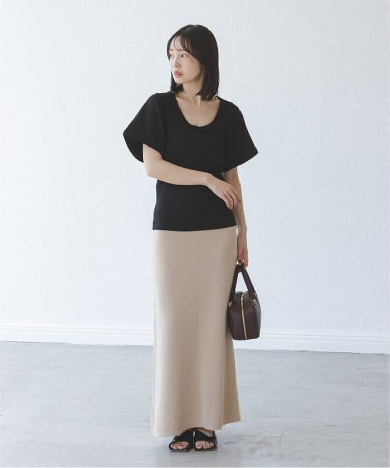 NOBLE「BY MALENE BIRGER/バイマレーネビルガー リブUネックTEE」|Tシャツ・カットソー|