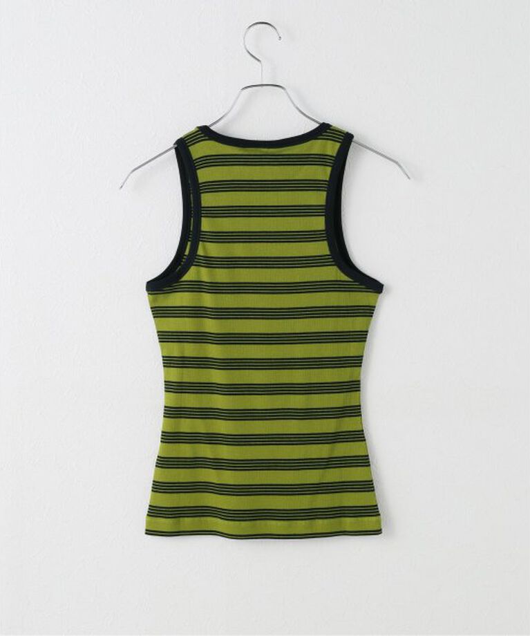 U by SPICK&SPAN「GANNI/ガニー Striped Soft Cotton Rib Tank Top」|タンクトップ|