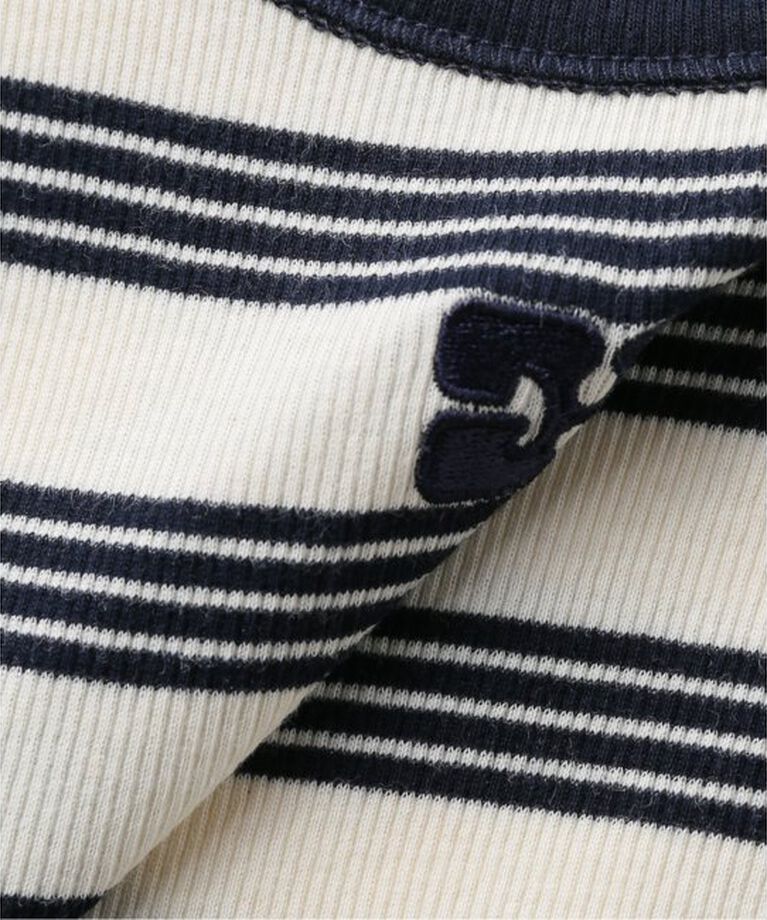 U by SPICK&SPAN「GANNI/ガニー Striped Soft Cotton Rib Tank Top」|タンクトップ|