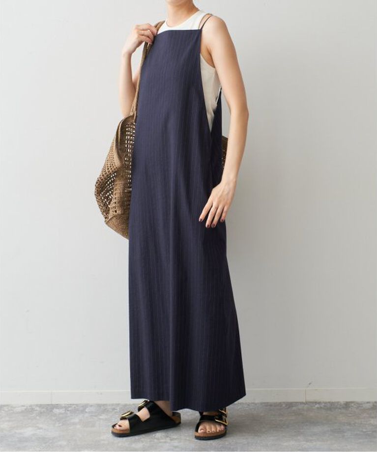 Spick and Span「C/Lピンストライプキャミワンピース」|ワンピース|