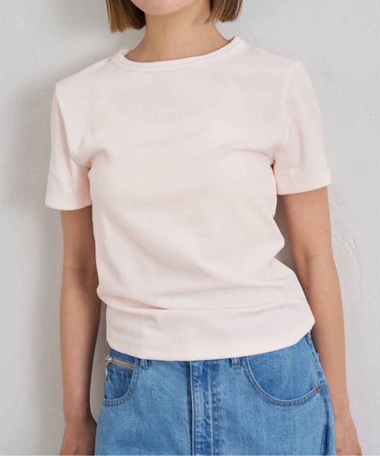 U by SPICK&SPAN「《予約》コットンベロアTEE」|Tシャツ・カットソー|