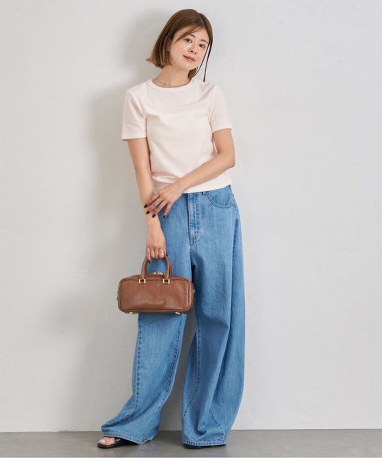 U by SPICK&SPAN「《予約》コットンベロアTEE」|Tシャツ・カットソー|