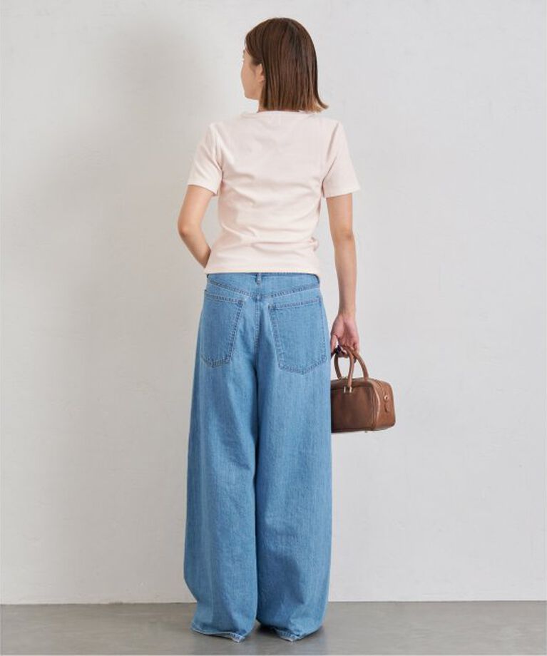 U by SPICK&SPAN「《予約》コットンベロアTEE」|Tシャツ・カットソー|