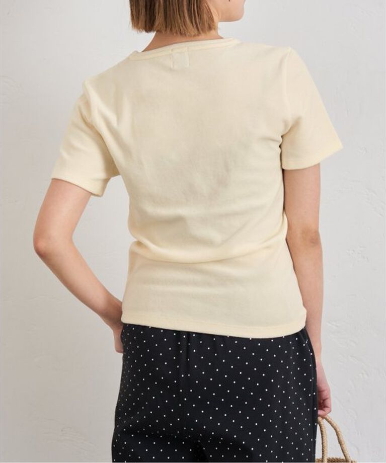 U by SPICK&SPAN「《予約》コットンベロアTEE」|Tシャツ・カットソー|