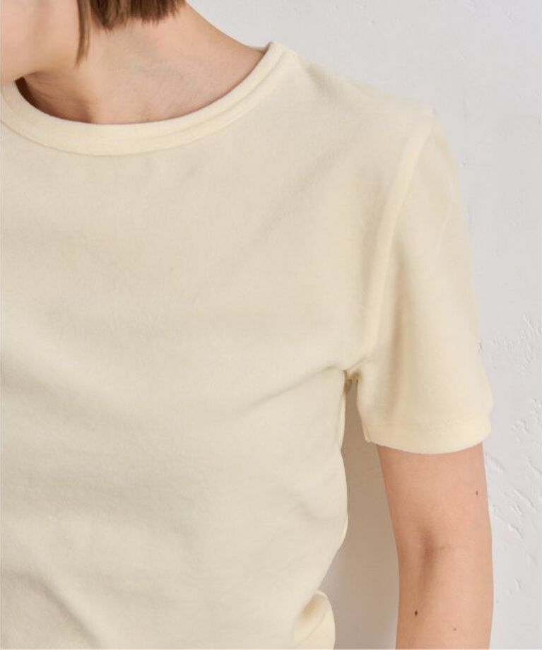 U by SPICK&SPAN「《予約》コットンベロアTEE」|Tシャツ・カットソー|