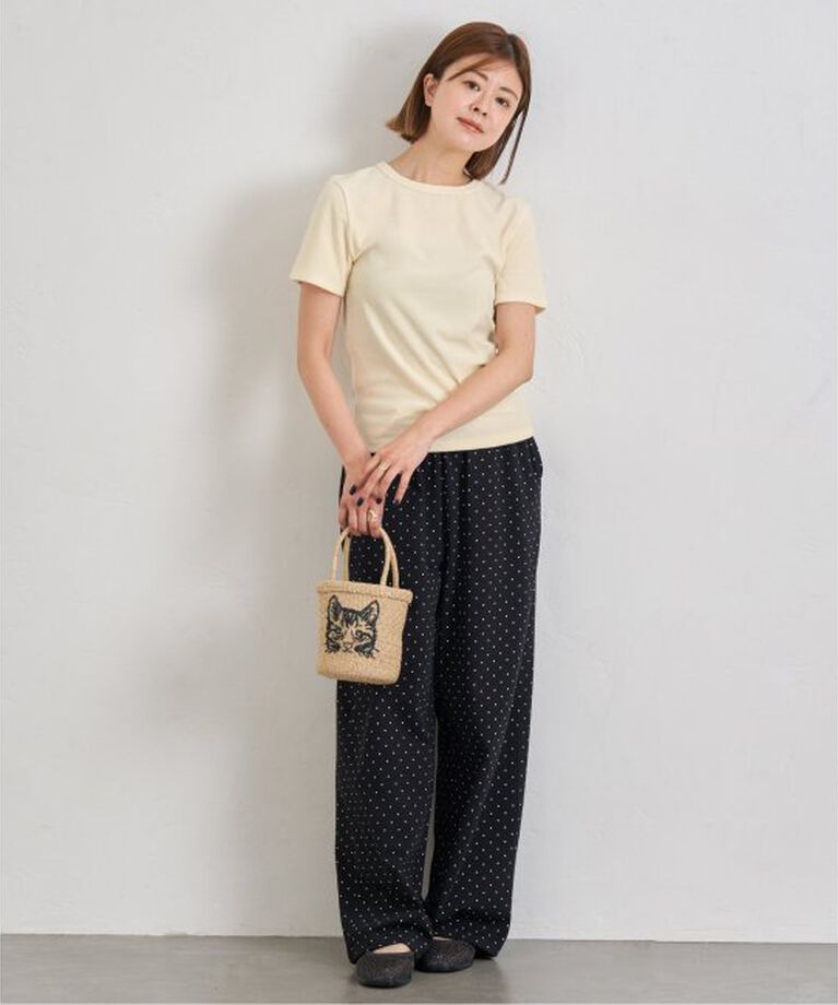 U by SPICK&SPAN「《予約》コットンベロアTEE」|Tシャツ・カットソー|