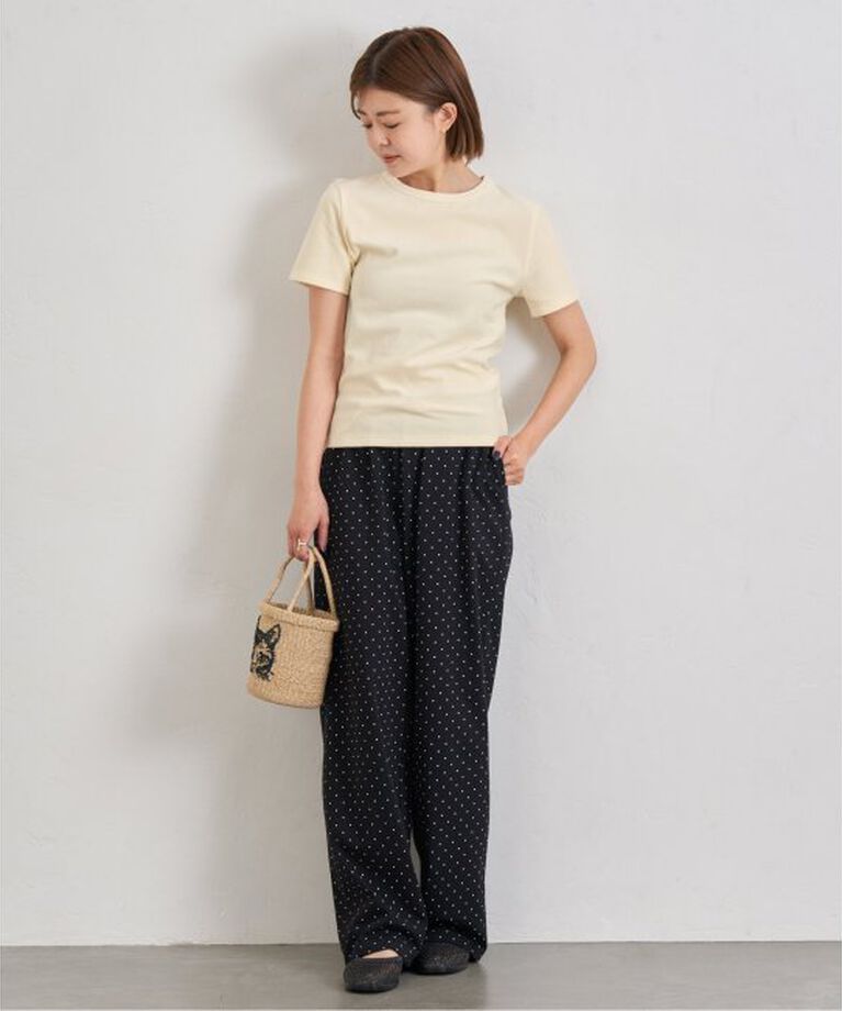 U by SPICK&SPAN「《予約》コットンベロアTEE」|Tシャツ・カットソー|