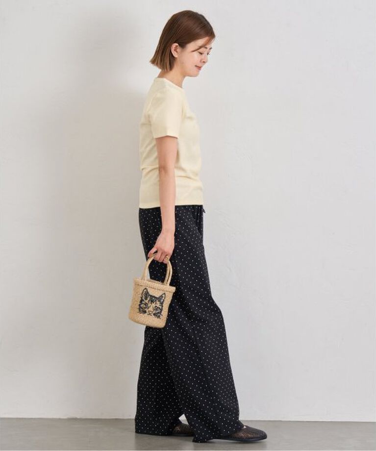 U by SPICK&SPAN「《予約》コットンベロアTEE」|Tシャツ・カットソー|