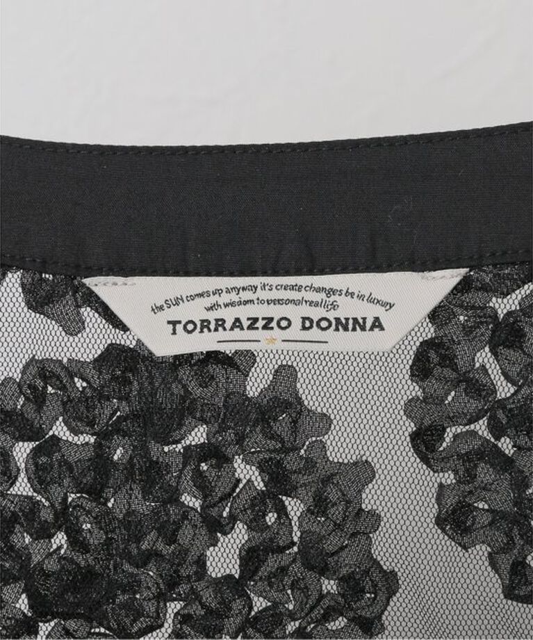  「【TORRAZZO DONNA/トラッゾドンナ】エンブロイダリーレースブラウス」|シャツ・ブラウス|