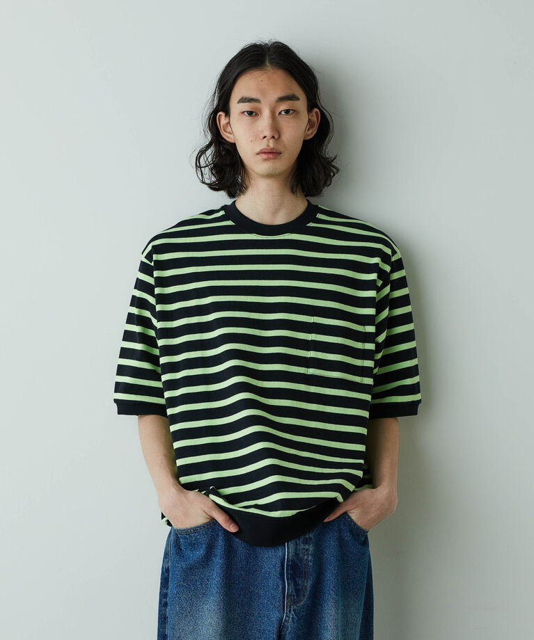 nano･universe「｢HOTEL PALACE｣ｵﾃﾙﾊﾟﾗｽ ﾄﾞﾗｲﾀｯﾁﾊﾞｽｸﾎﾞｰﾀﾞｰﾙｰｽ」|Tシャツ・カットソー|ブラック