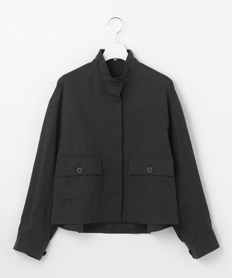23区「【SLOW/一部店舗限定】ウォッシュドピーチタフタ ブルゾン」|ブルゾン・スタジャン|