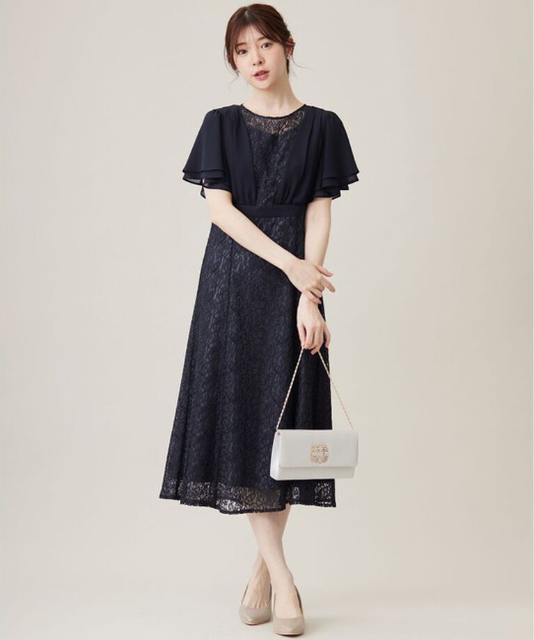 any SiS「【Lily Calin】ナローフレアレース ドレス」|ドレス|
