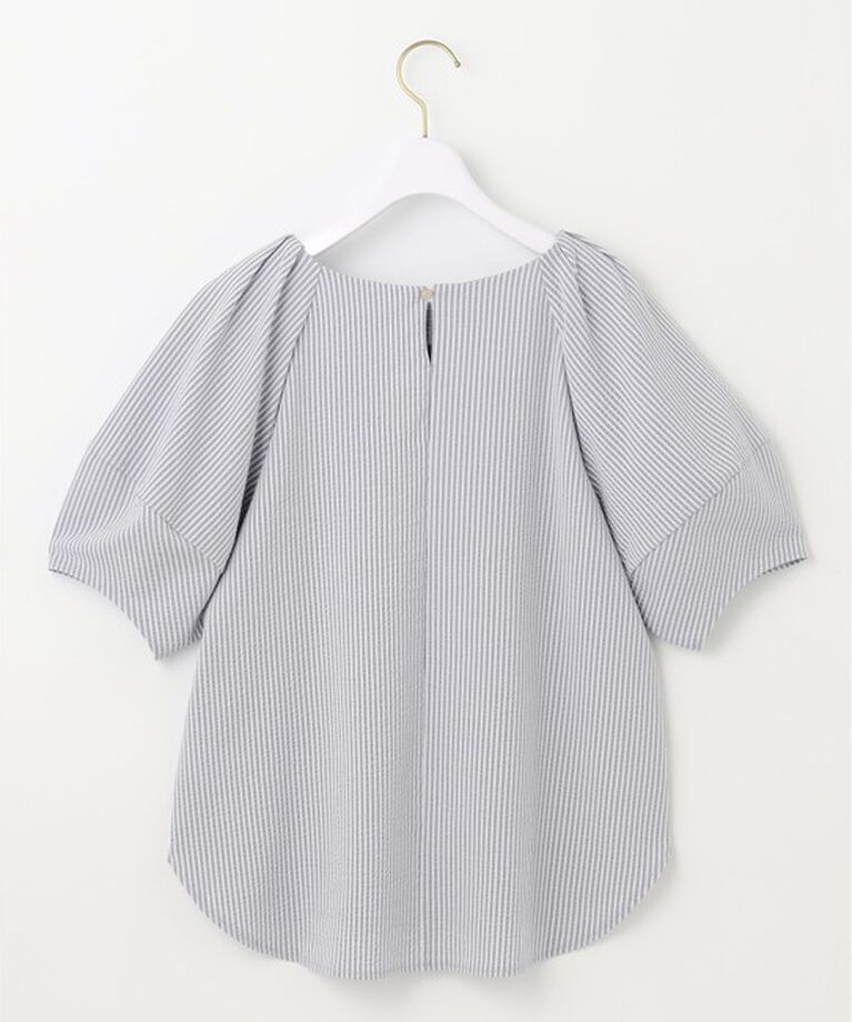 any SiS「【洗える】ランタンスリーブサッカー ブラウス」|Tシャツ・カットソー|