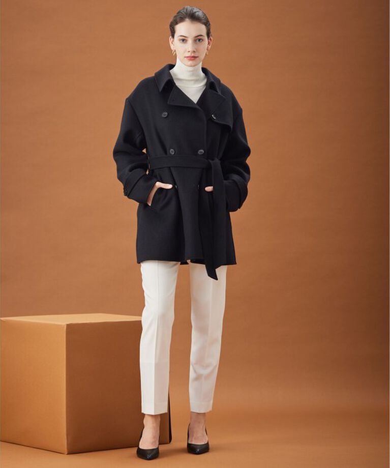 BEIGE,「【WEB限定】JADE / ハーフコート」|チェスターコート|