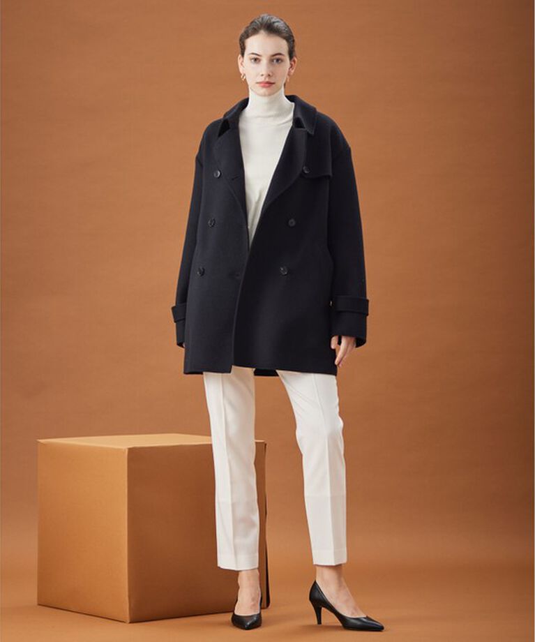 BEIGE,「【WEB限定】JADE / ハーフコート」|チェスターコート|